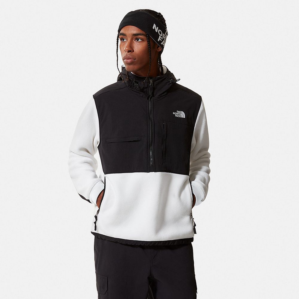 The North Face Fleece Mens Australia - The North Face Denali 2 Anorak White (TZS-213798)